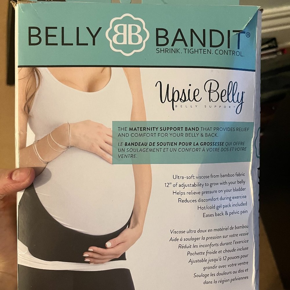 Belly Bandit Upsie Belly Support- Black, Size Small